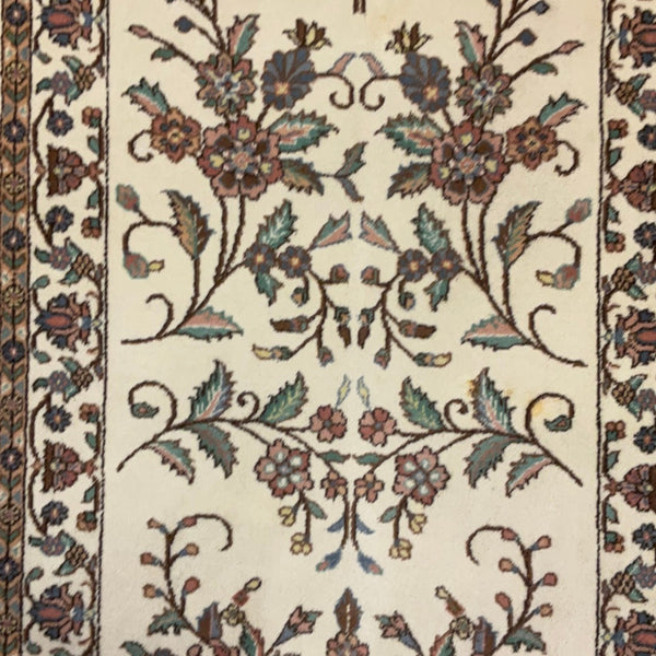 KAOUD RUGS 2.6X16 RUNNER IVORY SAROUK AREA RUG