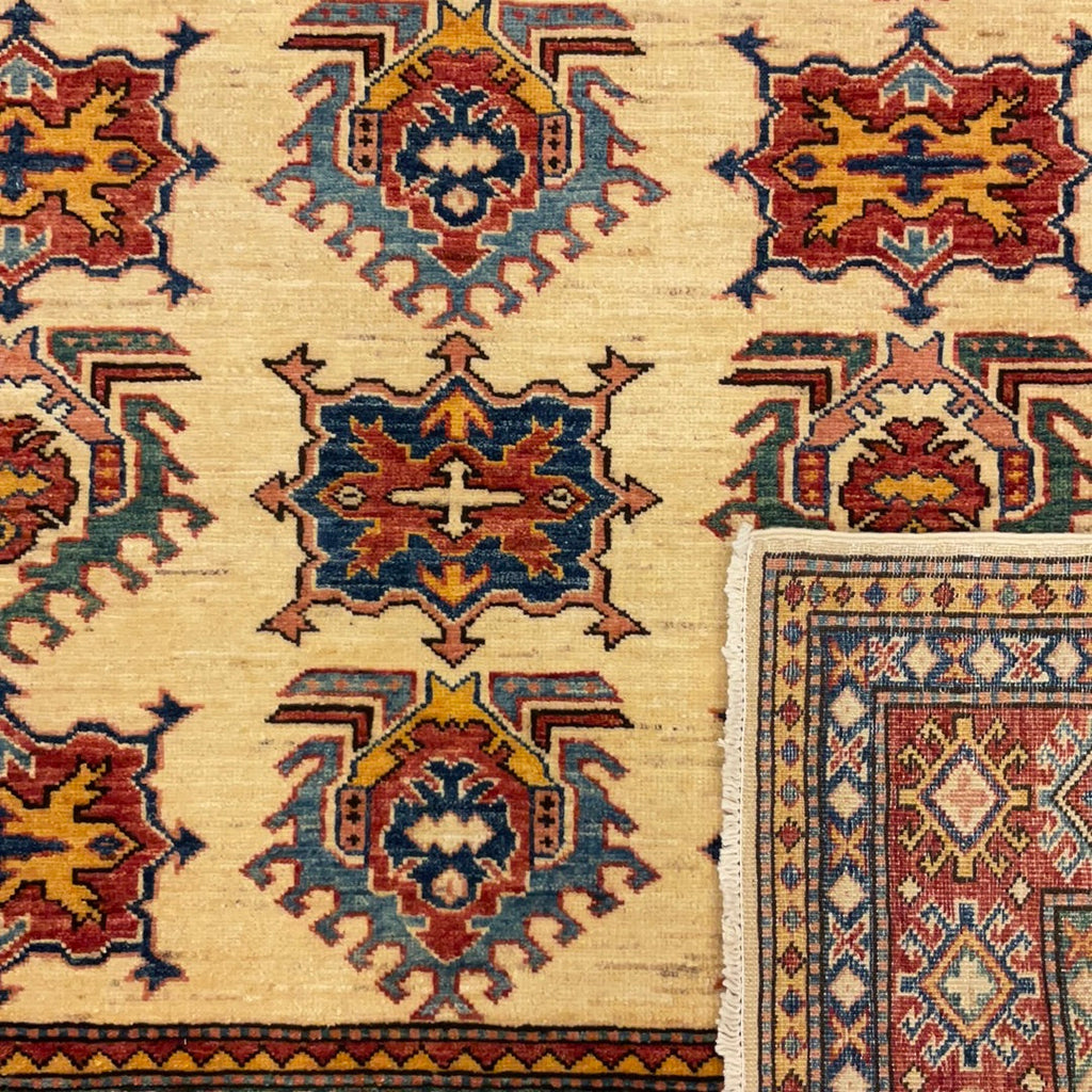 Ant Rug Kaoud Rugs HAND KNOTTED BEIGE WOOL ANT. SHIRVAN