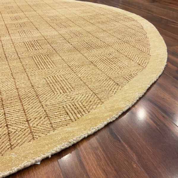 KAOUD RUGS 7.3X7.3 ROUND BEIGE CONTEMP AREA RUG