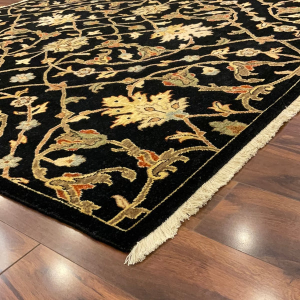 Kaoud Rugs Kaoud Rugs 6' x 6' Black Mahal Rug