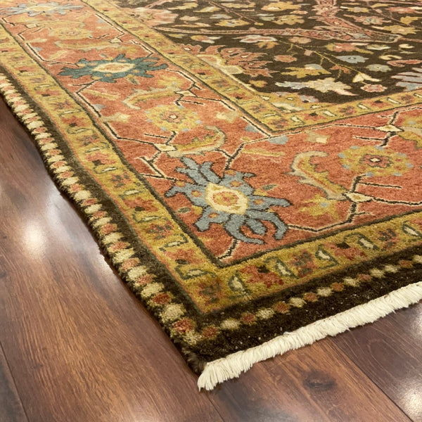 KAOUD RUGS 8'6" X 11'8" RECTANGLE BROWN ANT. MAHAL AREA RUG