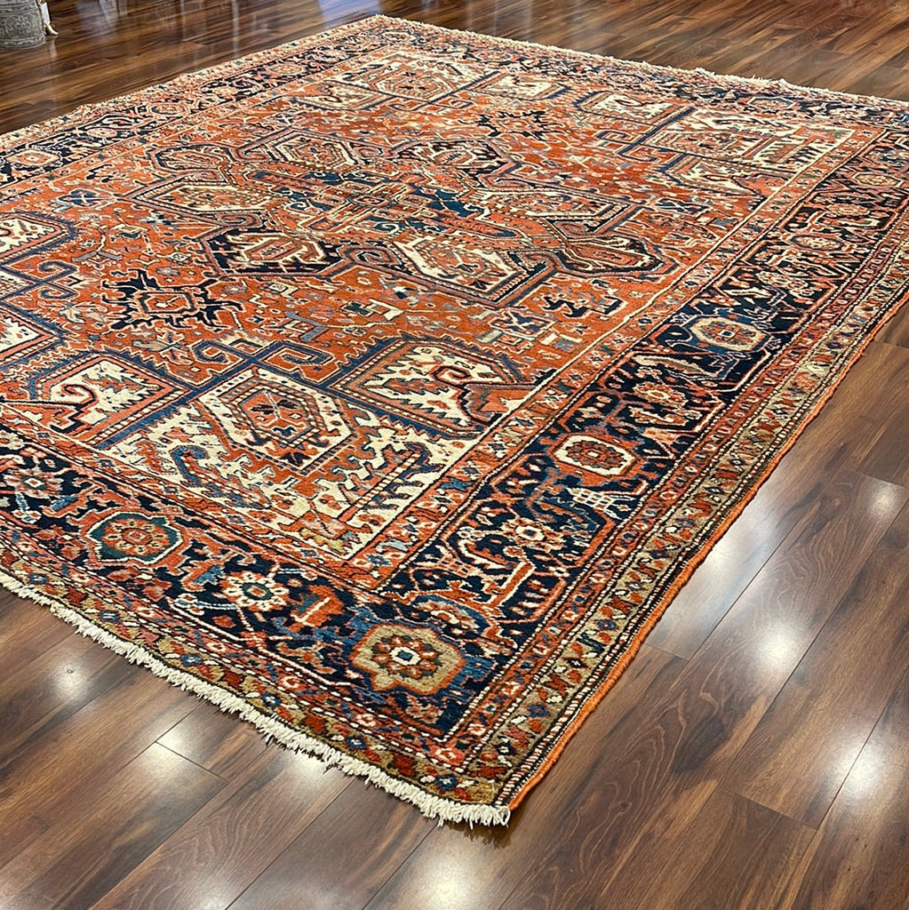 Kaoud Rugs Hand Knotted RUST WOOL ANT. SHIRAZ