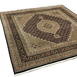 KAOUD RUGS 8X8.3 SQUARE BLACK TABRIZ-M AREA RUG