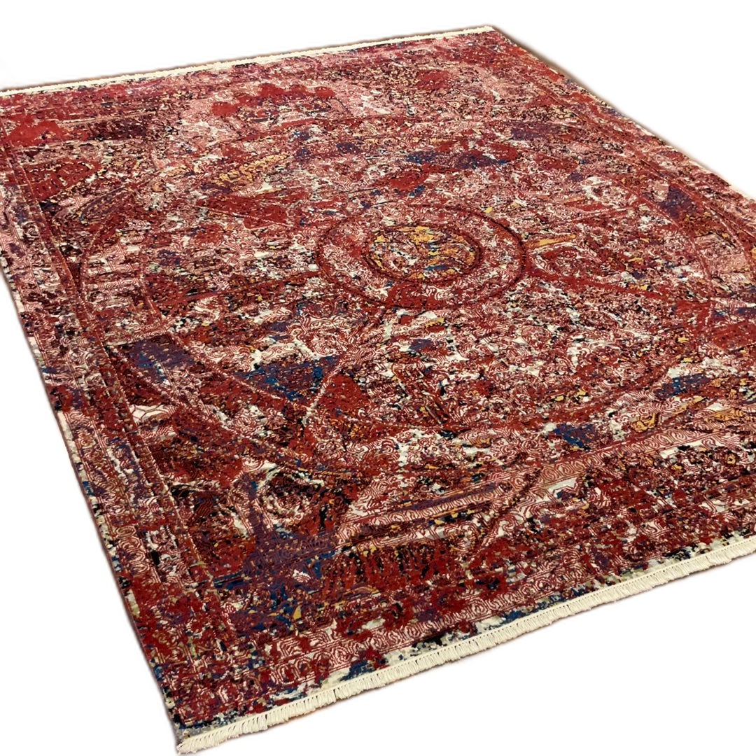 KAOUD RUGS 8X10.2 RECTANGLE RED CONTEMP AREA RUG