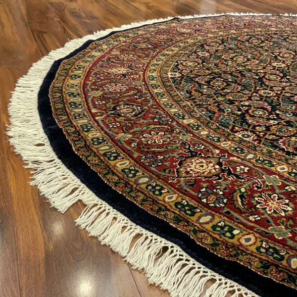 KAOUD RUGS 6X6 ROUND NAVY ANT. HAMADAN AREA RUG