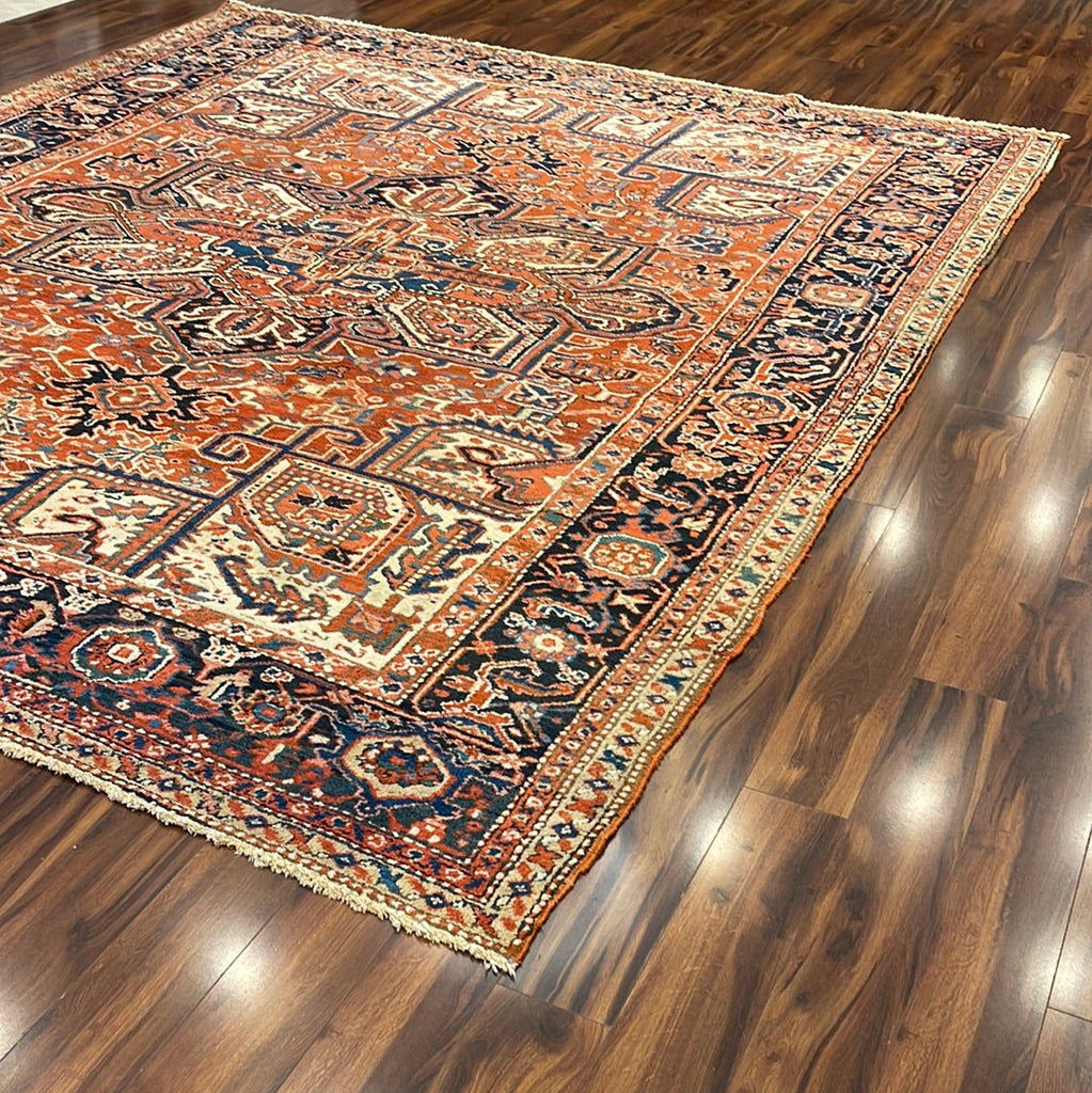 Kaoud Rugs Hand Knotted RUST WOOL ANT. SHIRAZ