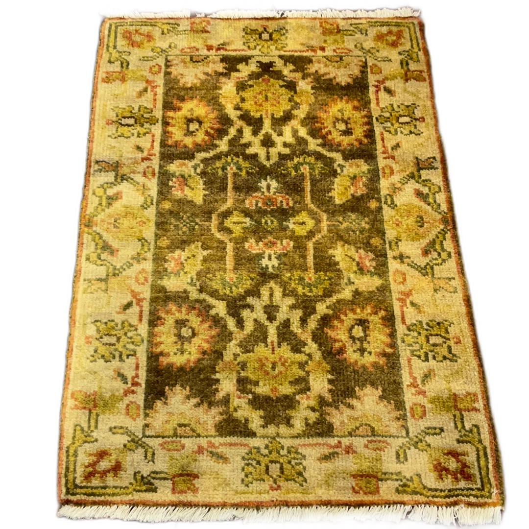 KAOUD RUGS 2X3.1 RECTANGLE BROWN ANT. OUSHAK AREA RUG