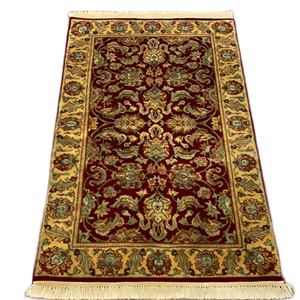 KAOUD RUGS 3X4.11 RECTANGLE RED ANT. MAHAL AREA RUG