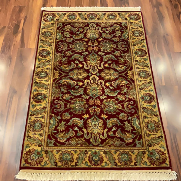 KAOUD RUGS 3X4.11 RECTANGLE RED ANT. MAHAL AREA RUG