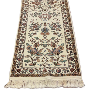 KAOUD RUGS 2.6X16 RUNNER IVORY SAROUK AREA RUG