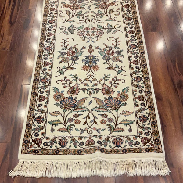 KAOUD RUGS 2.6X16 RUNNER IVORY SAROUK AREA RUG