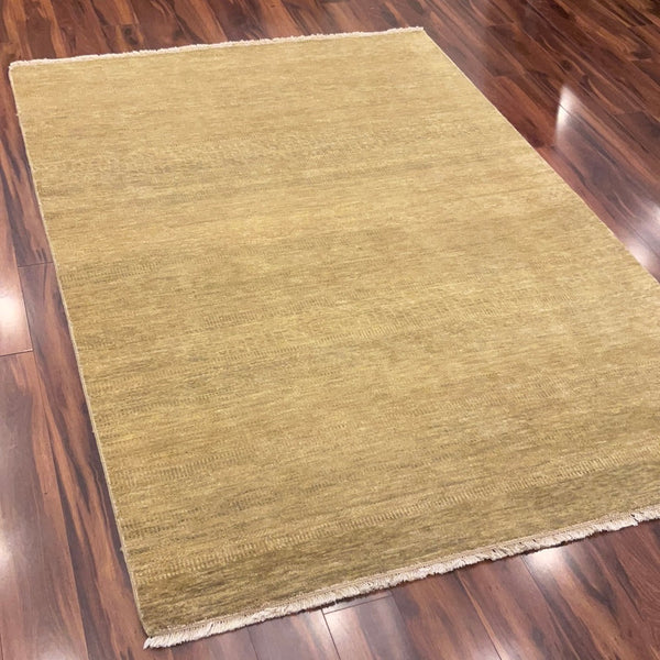 KAOUD RUGS 5X7 RECTANGLE LIGHT GREEN GABBEH AREA RUG