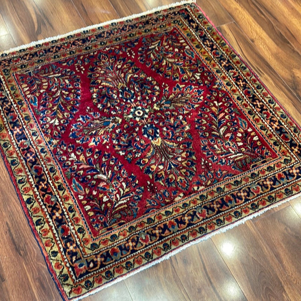 KAOUD RUGS 3.1 X 3.1 SQUARE RED EA AREA RUG