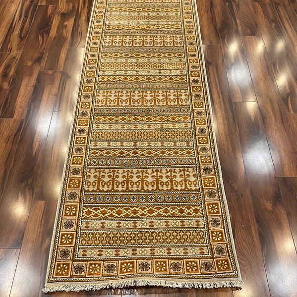 KAOUD RUGS 2.6X24 RUNNER MULTI GABBEH AREA RUG