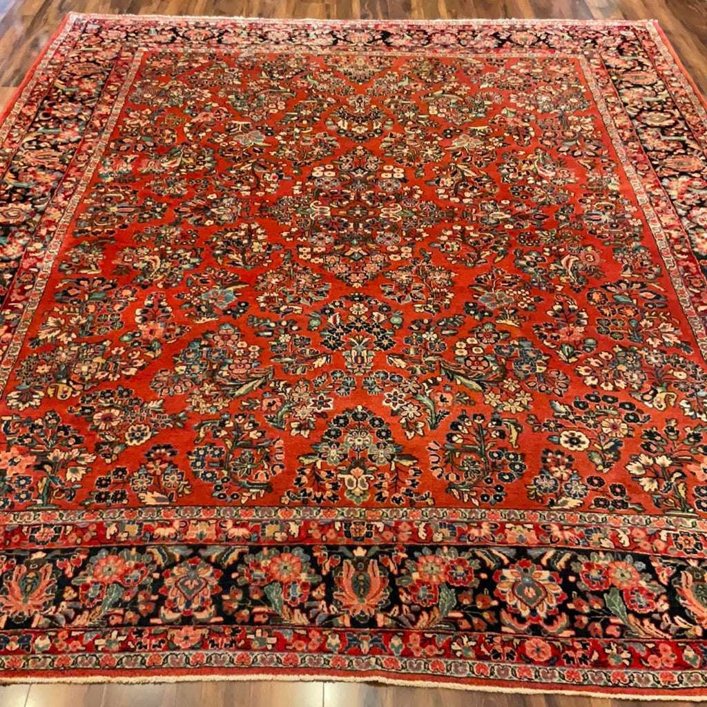 Kaoud Rugs Hand Knotted RUST WOOL ANT. SHIRAZ