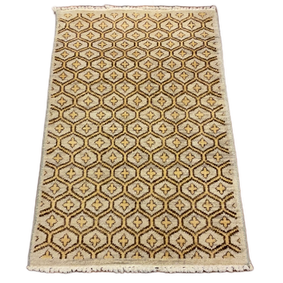 KAOUD RUGS 2X3 RECTANGLE BEIGE GABBEH AREA RUG