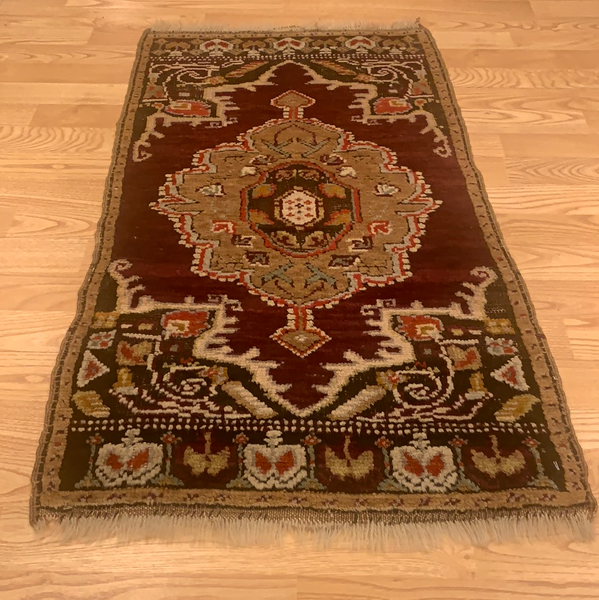 KAOUD RUGS RED TURKISH 1.8X3.1 Rectangle Area Rug