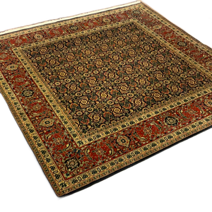 KAOUD RUGS 6X6 SQUARE NAVY HAMADAN AREA RUG