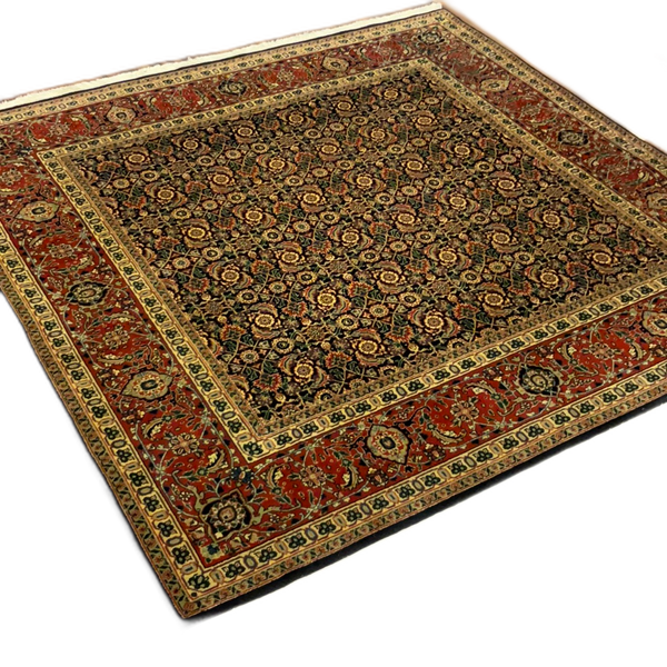 KAOUD RUGS 6X6 SQUARE NAVY HAMADAN AREA RUG