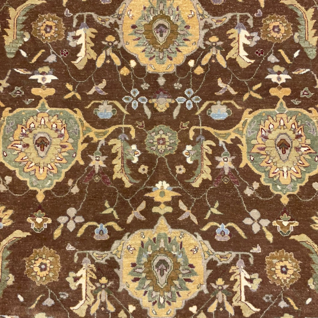 Ant Rug Kaoud Rugs HAND KNOTTED BROWN WOOL ANT. BAKTIARI-S