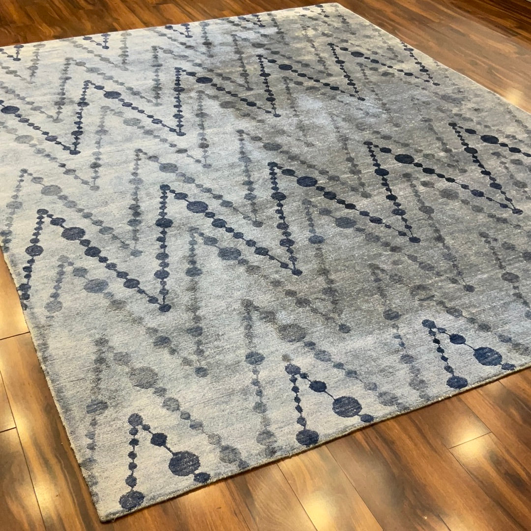 KAOUD RUGS 7.11X9.11 RECTANGLE LIGHT BLUE CONTEMP AREA RUG