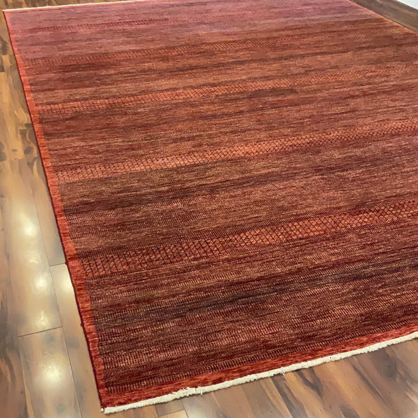 KAOUD RUGS 9.10X14 RECTANGLE RED GABBEH AREA RUG