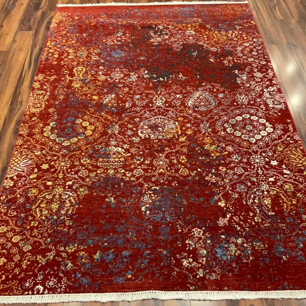 KAOUD RUGS 5.1X8.2 RECTANGLE RED CONTEMP AREA RUG