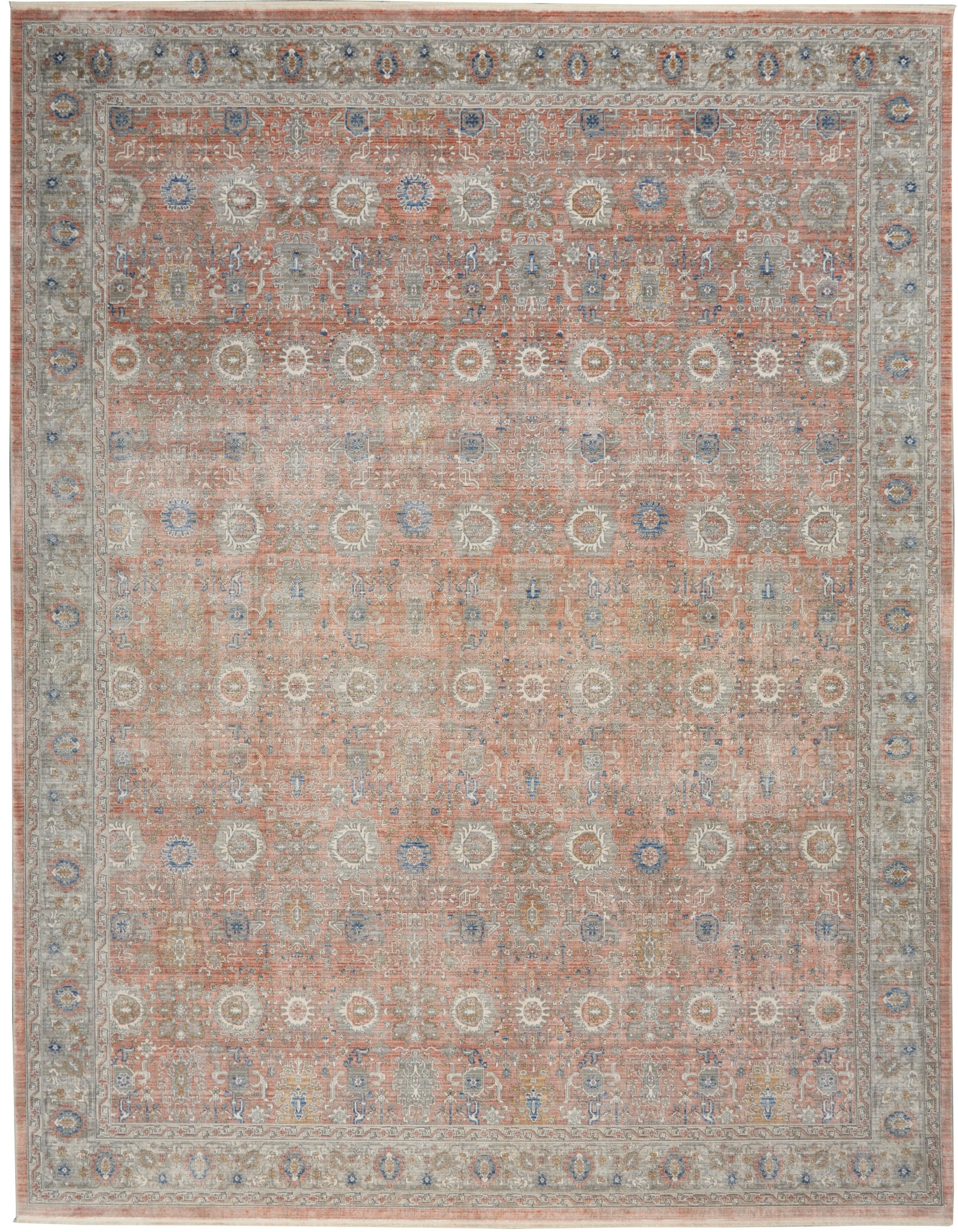 Nourison Starry Nights STN12 Blush Area Rug  Orange