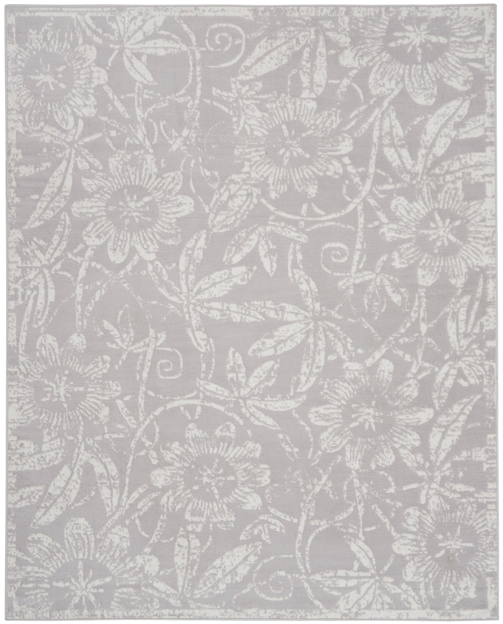 Nourison Whimsicle WHS05 Grey Area Rug  Grey