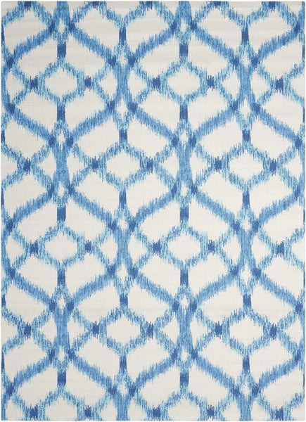 Waverly Sun N' Shade SND05 Aegean Area Rug  Blue