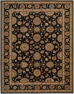 Nourison Living Treasures LI05 Black Area Rug  Black