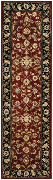 Nourison 2000 2002 Burgundy Area Rug  Red