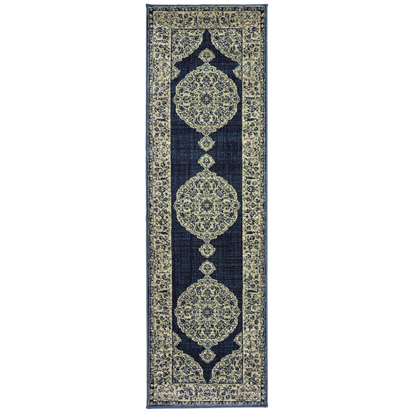 Oriental Weavers Linden 7937a Navy