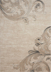 Nourison Maxell MAE05 Mocha Area Rug  Beige