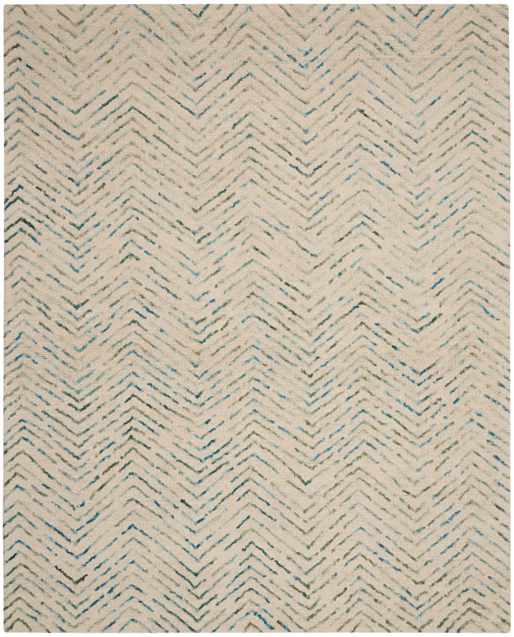 Nourison Colorado CLR02 Iv/Green Area Rug  Cream / Ivory