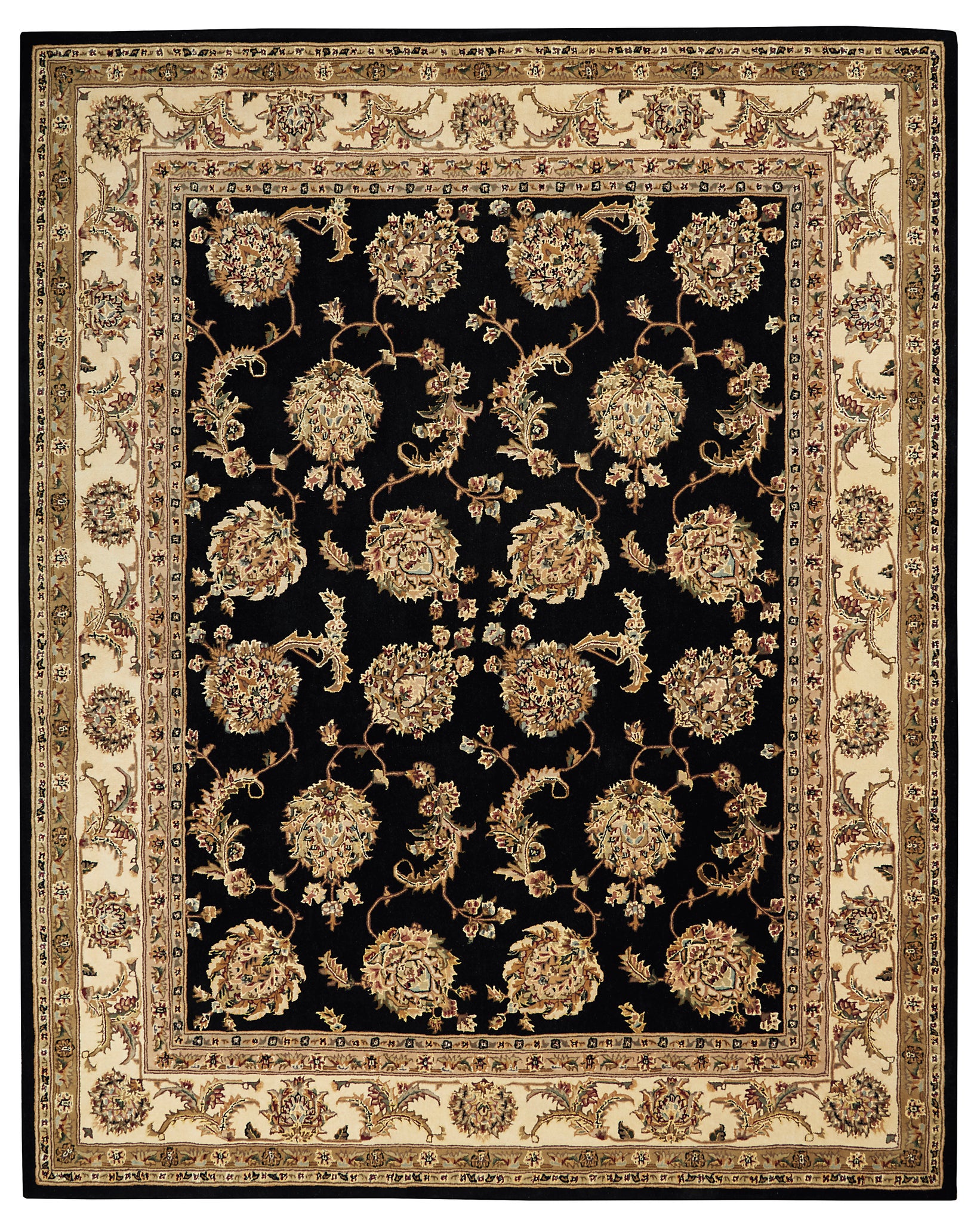 Nourison 2000 2022 Black Area Rug  Black