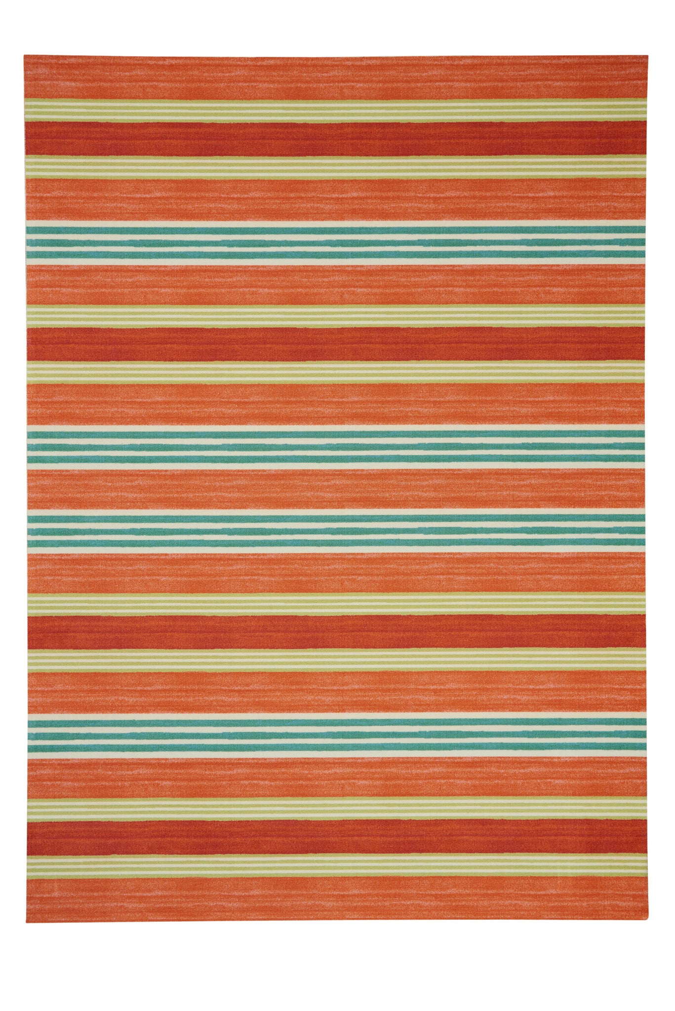 Waverly Sun N' Shade SND71 Orange Area Rug  Orange