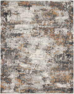 Nourison Tangra TNR03 Grey/Multi Area Rug  Grey