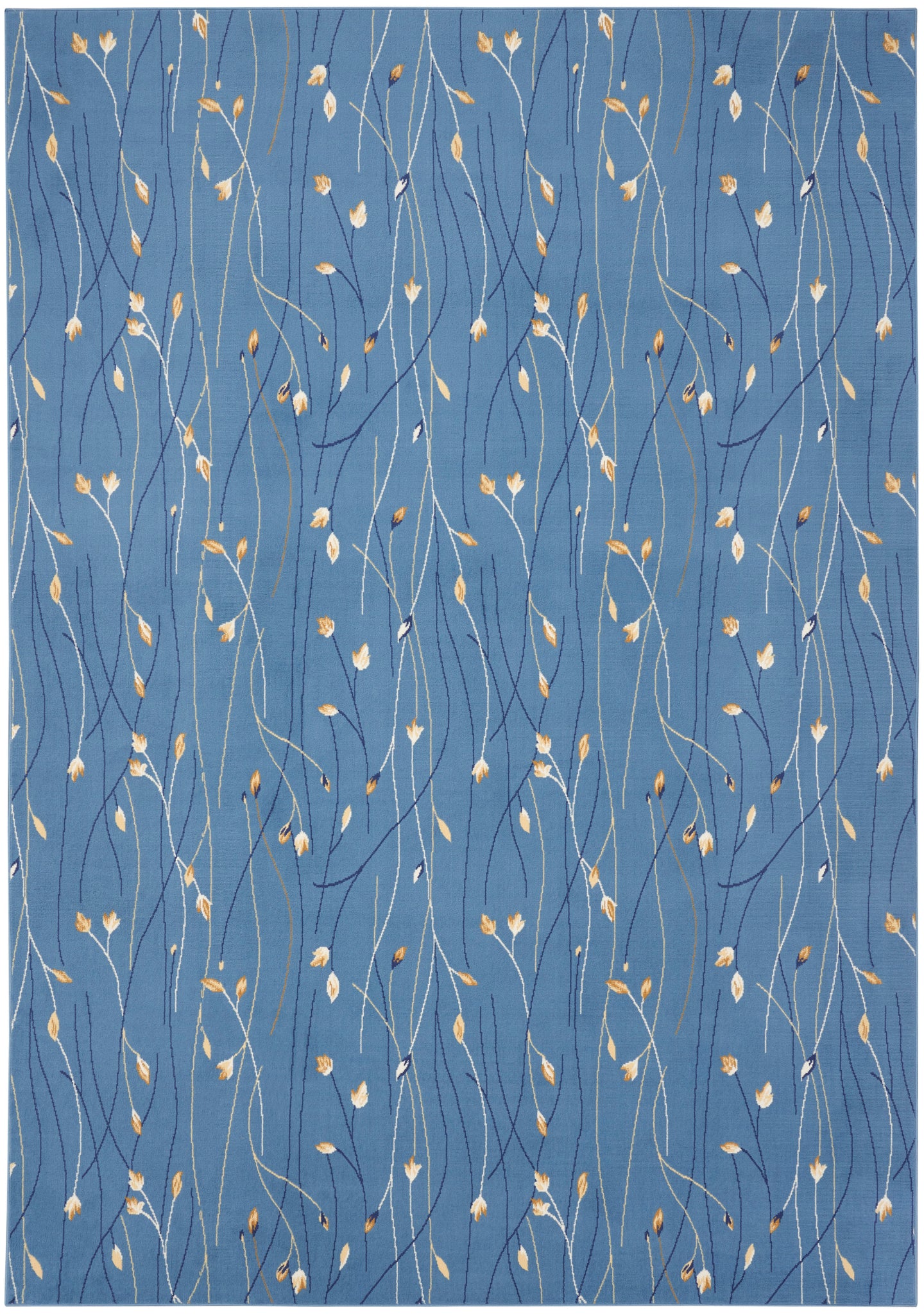 Nourison Grafix GRF15 Light Blue Area Rug  Blue