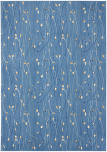 Nourison Grafix GRF15 Light Blue Area Rug  Blue