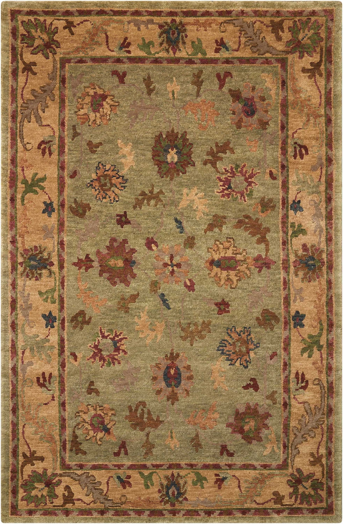 Nourison Tahoe TA03 Green Area Rug  Green