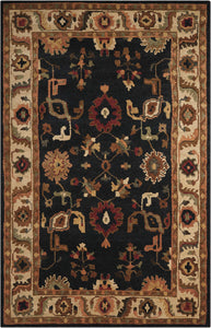 Nourison Tahoe TA08 Black Area Rug  Black