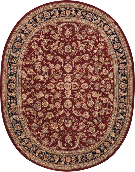 Nourison 2000 2002 Burgundy Area Rug  Red