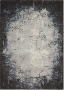 Nourison Maxell MAE01 Ivory/Grey Area Rug  Grey