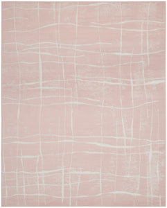 Nourison Whimsicle WHS09 Pink Ivory Area Rug  Pink
