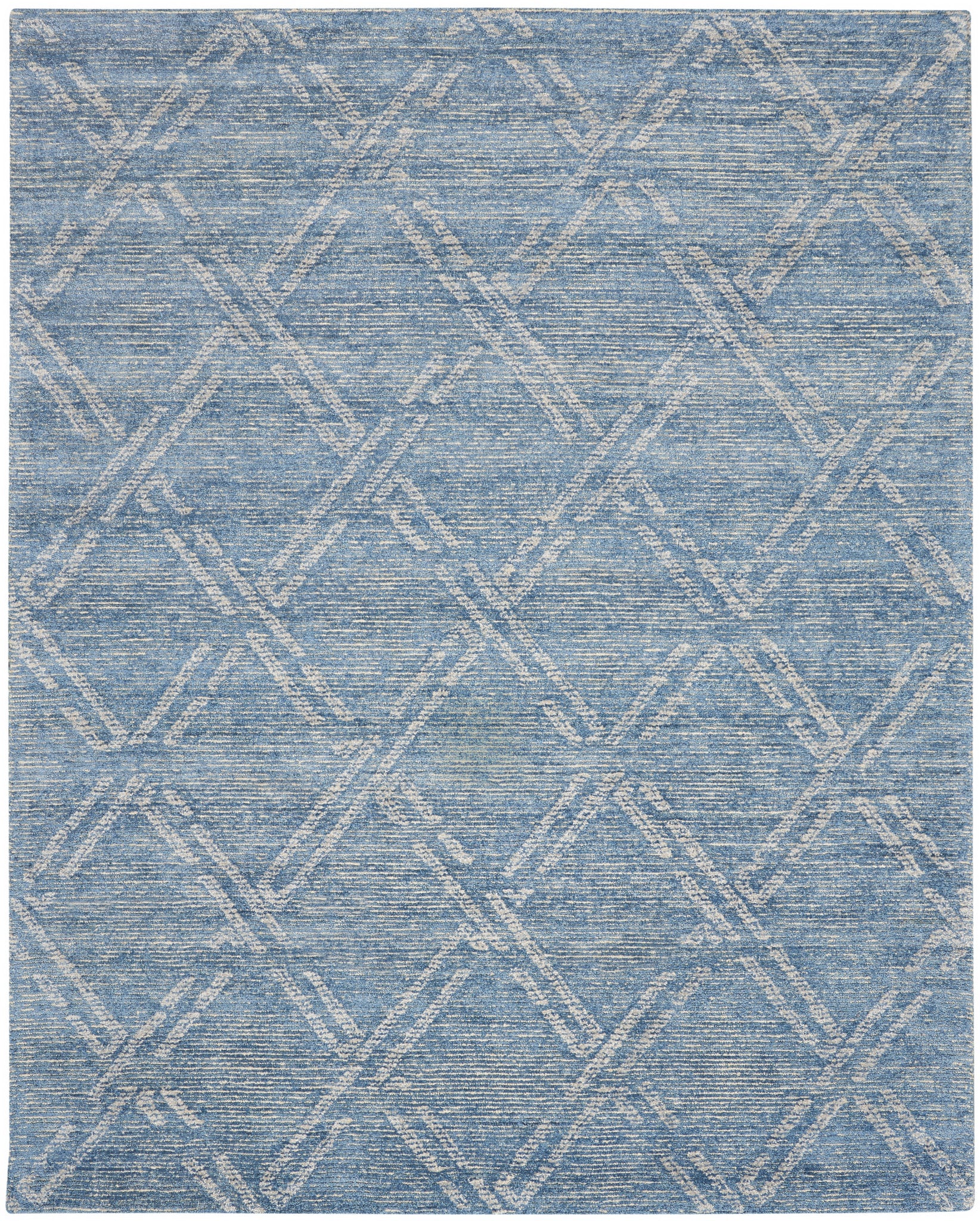 Nourison Venosa VSN01 Blue/Ivory Area Rug  Blue