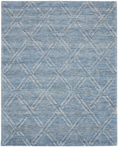 Nourison Venosa VSN01 Blue/Ivory Area Rug  Blue