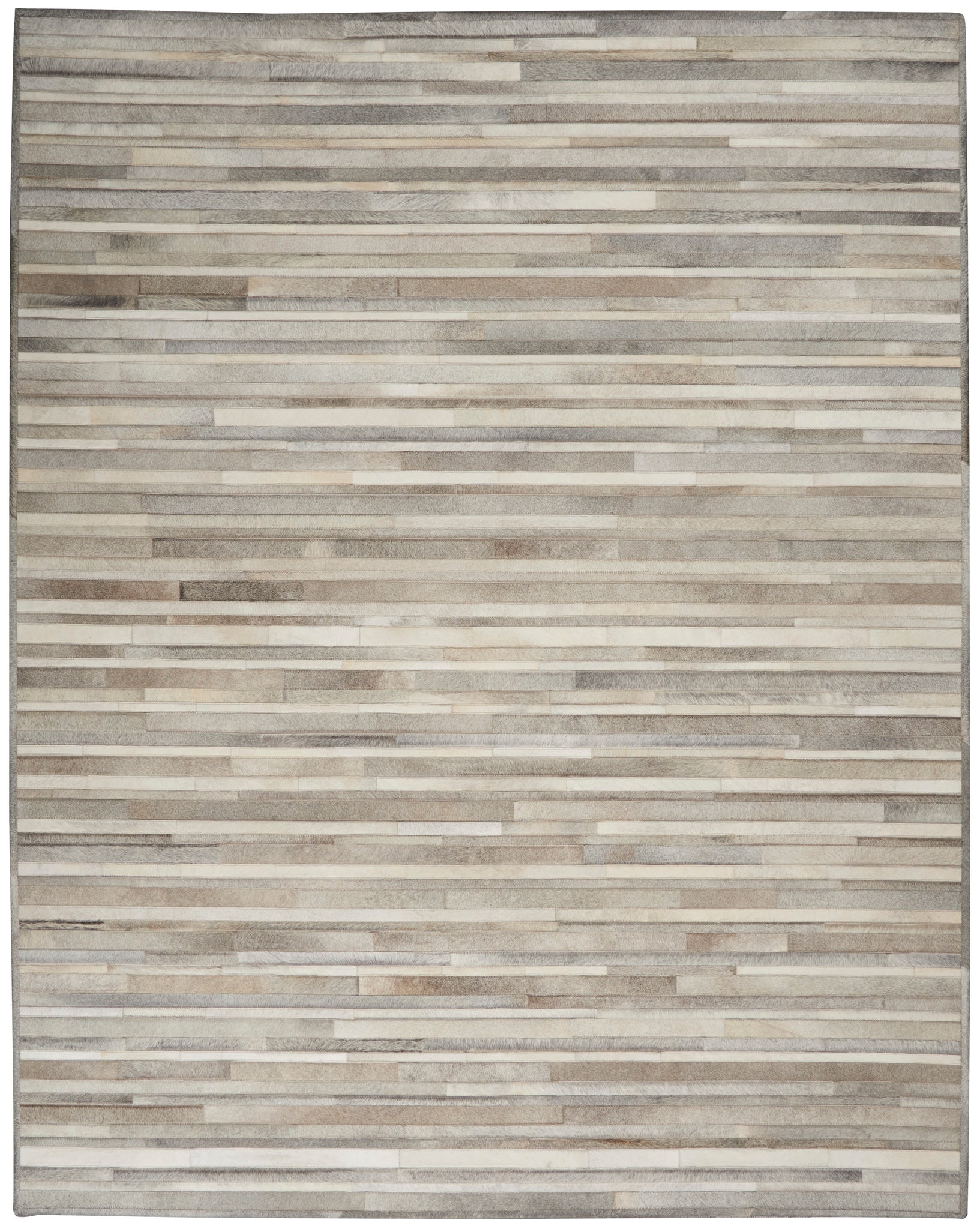 Calvin Klein Home Prairie PRA1 Silver Area Rug  Grey