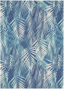 Waverly Sun N' Shade SND91 Navy Area Rug  Blue