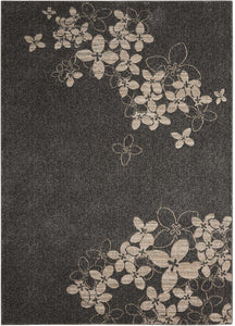 Nourison Maxell MAE02 Charcoal Area Rug  Grey